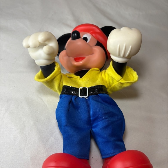 Disney Arco Mickey Mouse Hollywood Director Doll Figure 10” Rare Vintage - Picture 14 of 16